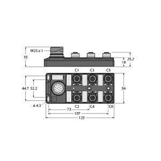 Turck TB-6M12-4P2-CS12T Turkey