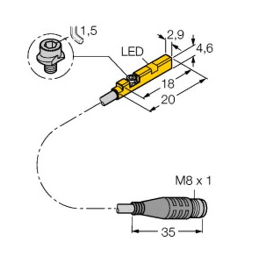 Turck BIM-UNR-AP6X-0.3-PSG3S Turkey