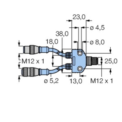 Turck VB2-FSW/RSSW RKSW 455-0.5M-0.5M Turkey