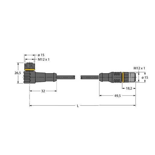 Turck WKC4.4T-P7X3-2-RSC4.4T/TXL Turkey