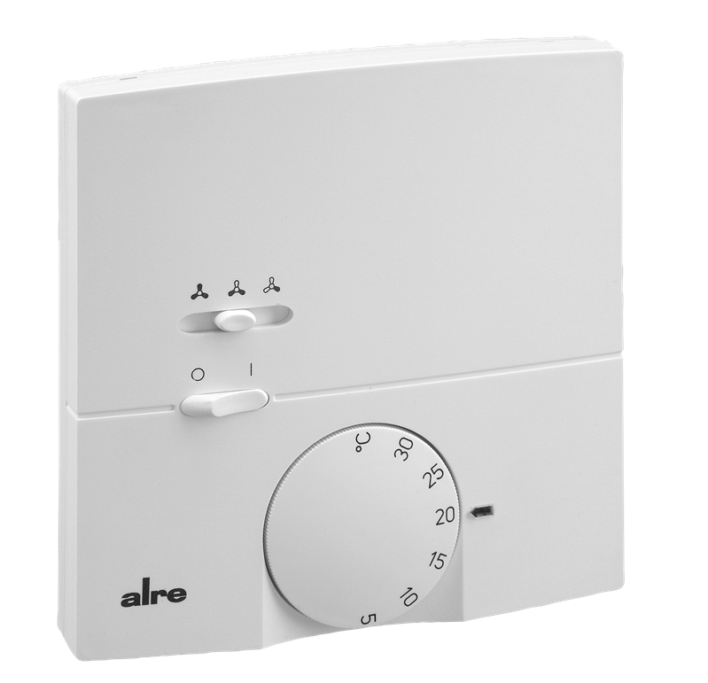 Alre KTRRB-117.128 Room thermostat, heating/cooling, surface-mounted, 230V AC, 3-stage fan output Turkey
