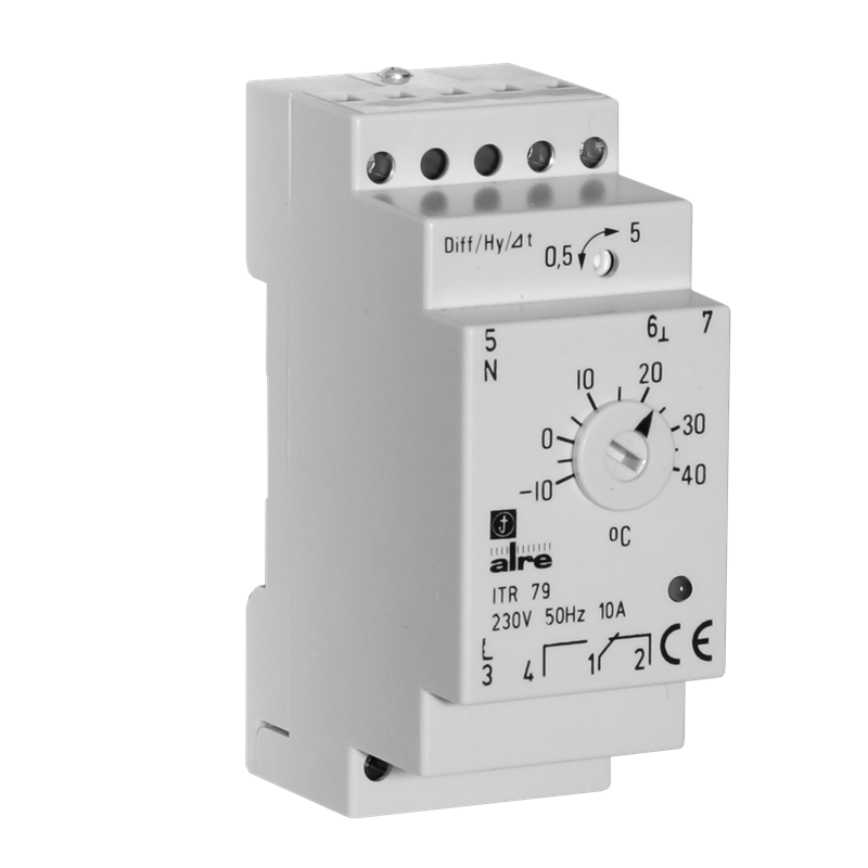 Alre ITR 79.508 Temperature controller for standard rail mounting, -10…+40…°C Turkey