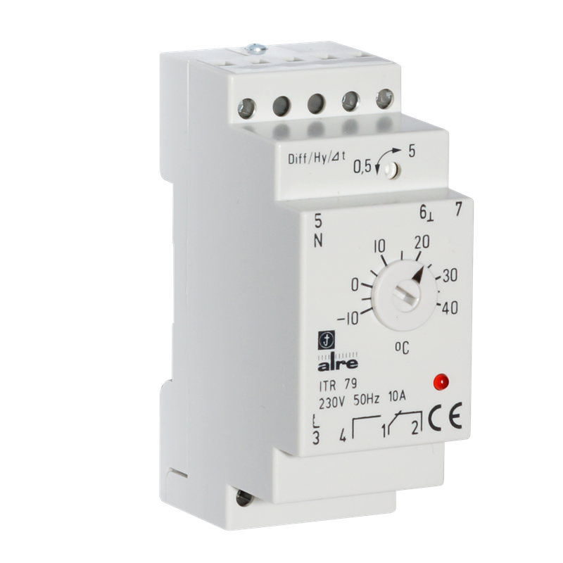Alre ITR 79.408 Temperature controller for standard rail mounting, -10…+40…°C Turkey