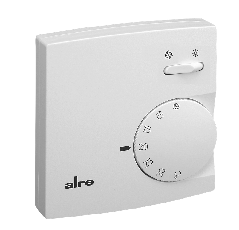 Alre RTBSB-001.065 Room thermostat, surface-mounted, 5…30…°C, 230V AC, two-way contact, heating/cooling switch Turkey