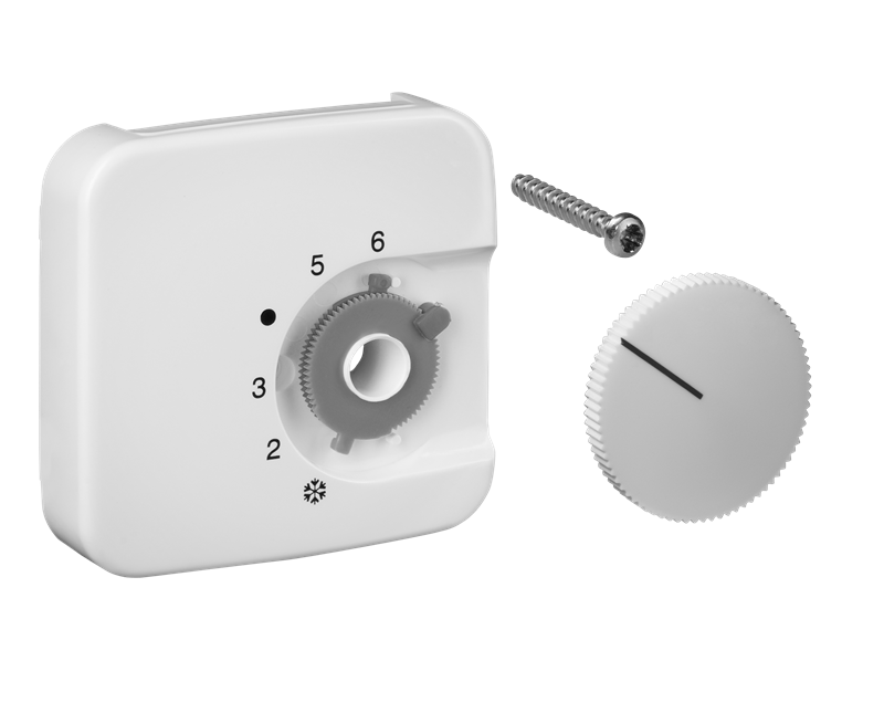 Alre JZ-001.200/BJ Cover set for room thermostat RTBSU/FTR, BUSCH-JAEGER Reflex SI/SI linear, pure white (similar to RAL9010), gloss Turkey