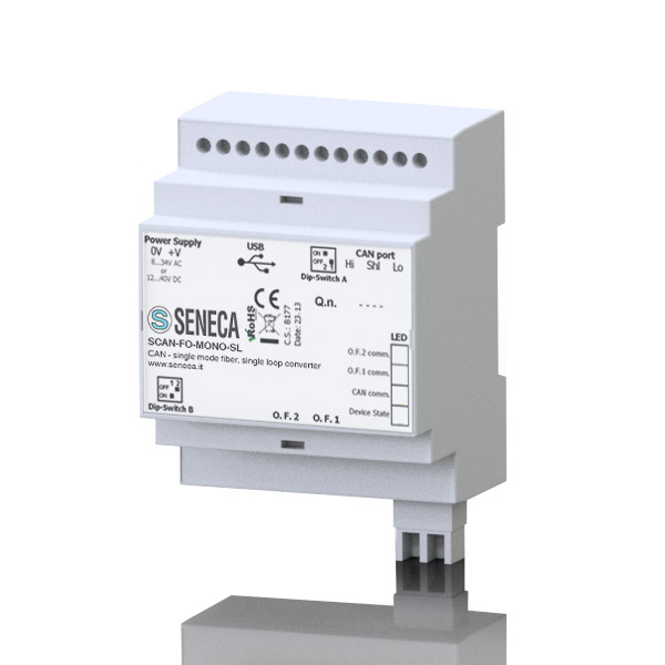 Seneca SCAN-FO CAN to optical fiber converter Single mode/multimode fiber - single loop/double loop converter Turkey