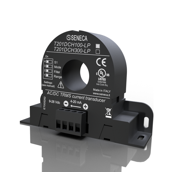 Seneca T201DCH100-LP AC/DC contactless TRMS current (± 100 A) transducer, Hall Effect with 420 mA AO Turkey