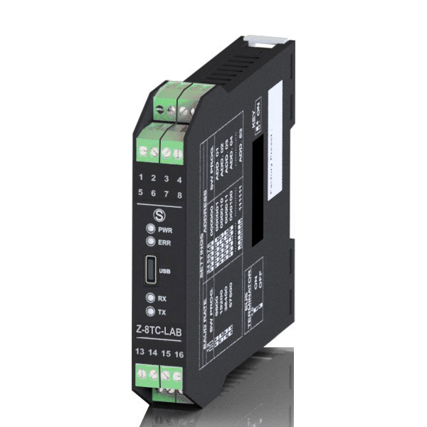 Seneca Z-8TC-LAB CH-8 thermocouple input module / RS485 with two-way pull-out terminals Turkey