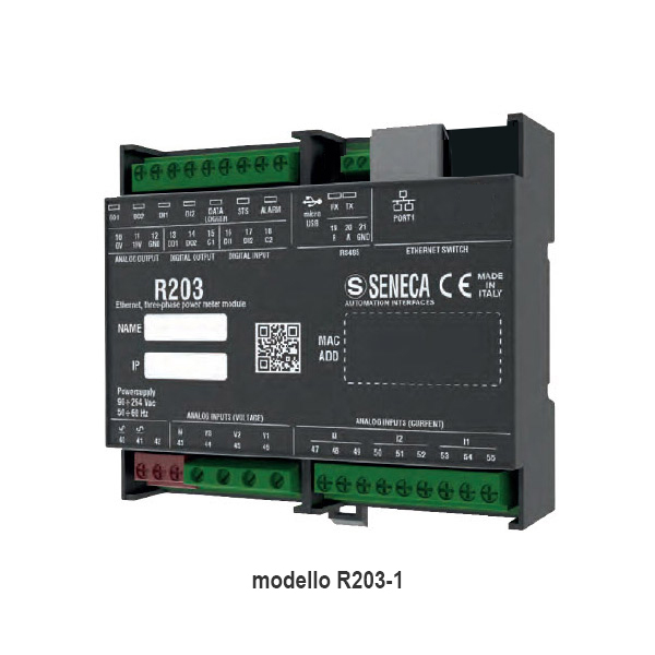 Seneca R203 (HW rev. C0) Smart energy power meter with universal input and Ethernet connectivity Turkey
