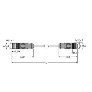 Turck RSSW-RKSW451-2M