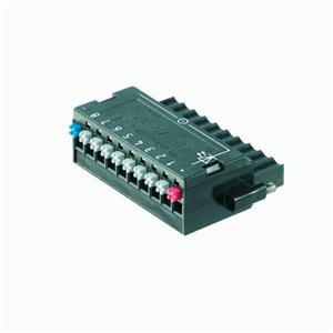 Weidmüller BL-I/O 3.50/10F PNP LED SN BK BX