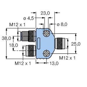 Turck VB2-FKM-FKM-FSM57
