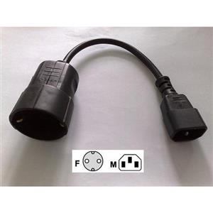 Eaton Electric TK-Adapter (10A IEC->SCHUKO); Hinweis: Stromquelle