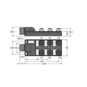 Turck TB-6M12-4P2-CS12H
