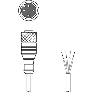 Leuze electronic KD U-M12-4A-V1-020 Turkey