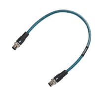 Keyence OP-88789 M12, D-code, male / M12, D-code, male Ethernet cable 2 m