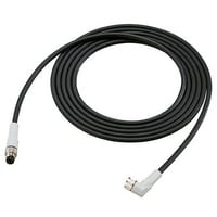 Keyence OP-88070 Connector Cable M8 L-shaped 2-m PUR
