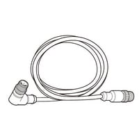 Keyence OP-88040 NFPA79 compliant monitor cable, Right angle, 5 m