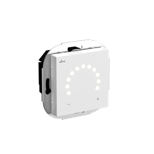 Alre HTRRUt210.A00#55 Room temperature controller with luminous ring scale, flush-mounted, cover 55x55mm, pure white, glossy Turkey