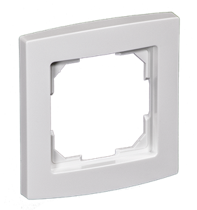 Alre JZ-090.100 alre frame “Berlin” for all flush-mounted devices with cover 55×55, pure white (RAL9010), gloss Turkey