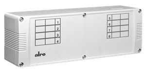 Alre VOORL-318.009 Terminal strip, H/C changeover via external contact, max 8 room thermostats and 32 valve actuators, IP20