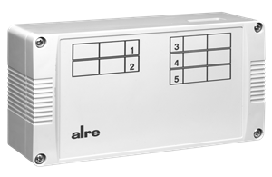 Alre VOORL-215.009 Terminal strip, H/C changeover via external contact, max 5 room thermostats and 20 valve actuators, IP20 Turkey