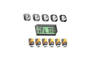 Alre SET 32 Set for fully automatic hydraulic balancing consisting of 5 flush-mounted room thermostats, 1 terminal strip and 6 actuators Turkey