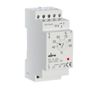 Alre ITR 79.405 Temperature controller for standard rail mounting, 35…95…°C Turkey