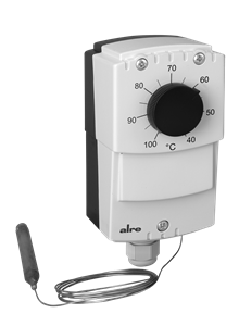Alre JET-130 XG Capillary thermostat, wall mounting, 40…100…°C, adjustable hysteresis 220K, external setting, capillary length 45m Turkey
