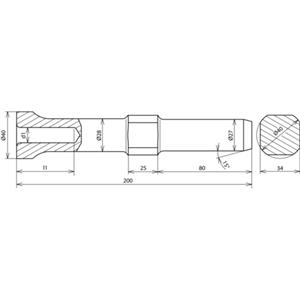 Dehn + Söhne HE TE 25 R27 VH WN STBLANK