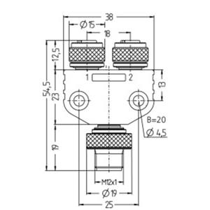 Escha Bauelemente FSM5-2FKM5.4/S89 Turkey