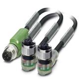Phoenix Contact SAC-3P-M12Y/2X3,0-PUR/M12FR2LB