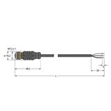 Turck RKC4T-P7X2-10/TEL