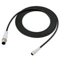 Keyence OP-88071 Connector Cable: M8-M12 Straight, 2 m, PUR