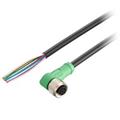 Keyence OP-87588 Oil-resistant Power Cable, L-shaped, 10 m