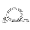 Keyence OP-88040 NFPA79 compliant monitor cable, Right angle, 5 m