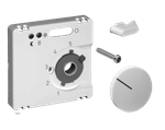 Alre JZ-005.110 Cover set for underfloor temperature controller FETR 101715, 55×55, pearl white (RAL1013), gloss
