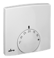 Alre RTBSB-201.202 Room thermostat, surface-mounted super flat, 5…30…°C, 24V AC, 2(1)A, NC contact, ECO function
