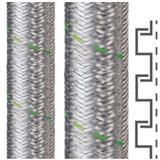 Flexa SPR-EDU-AS, Stahl verzinkt AD 21, 17 x 21 mm