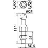Dehn + Söhne KFP 25 M16 45 SSM