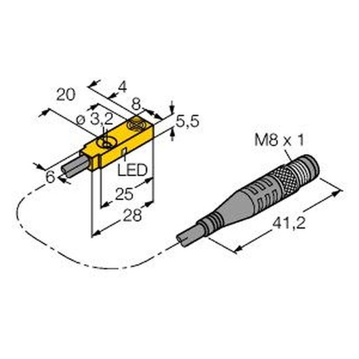 Turck BI2-Q5.5-AP6X-0.3-PSG3M Turkiye