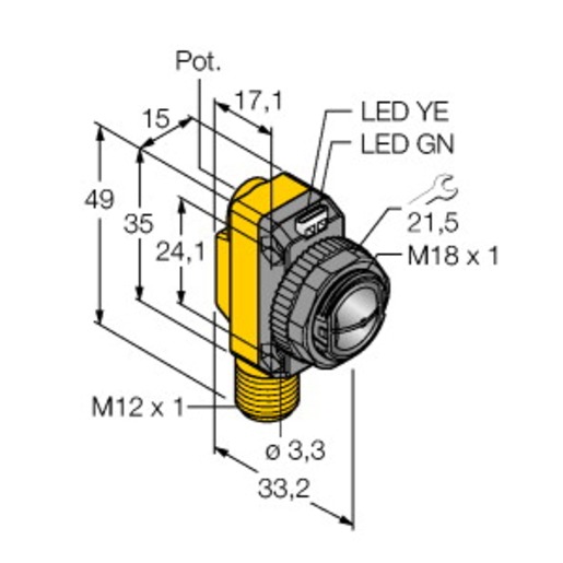 Turck QS18VP6CV15Q8 Turkiye