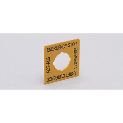 Ifm Electronic EMERGENCY STOP LABEL Turkiye