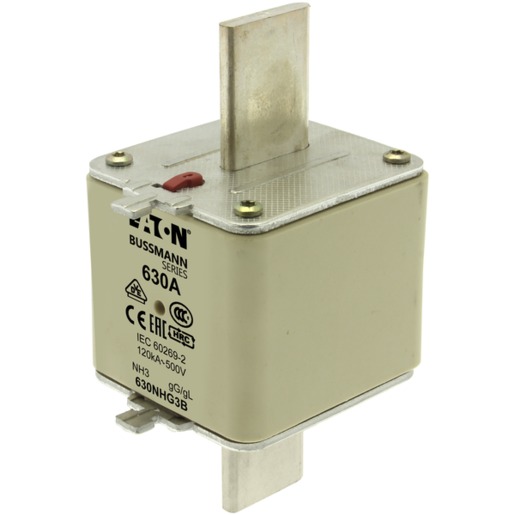 Eaton Electric NH FUSE 630A 500V GG/GL SIZE 3 Turkiye