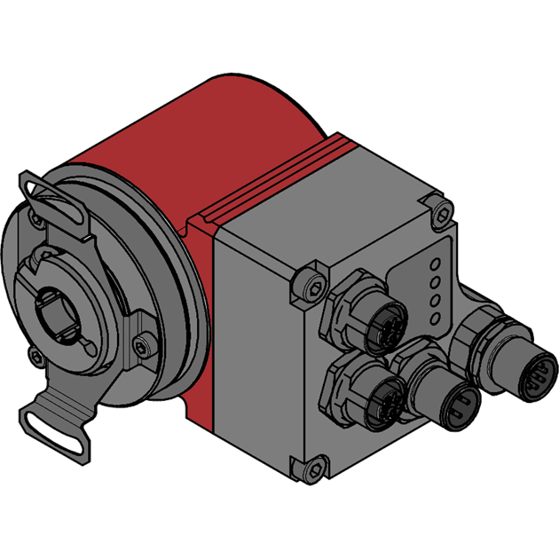 TR Electronic CEH58M-00298 CEH-58M 8192/4096 Profinet EPN+INC 1024 HTL 12H7 4xM12r Turkiye
