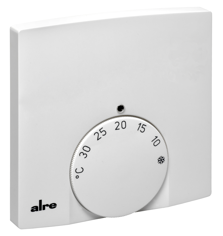 Alre KTRTB-211.108 Room thermostat, heating/cooling, surface-mounted super flat, 230V AC, silent (Triac) Turkiye