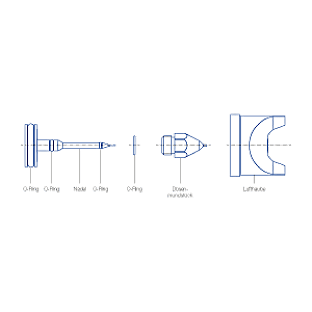 Lechler Spare parts and Power set for series 176 ViscoMist | 0176091Y01005 Pneumatic atomizing nozzles Turkiye