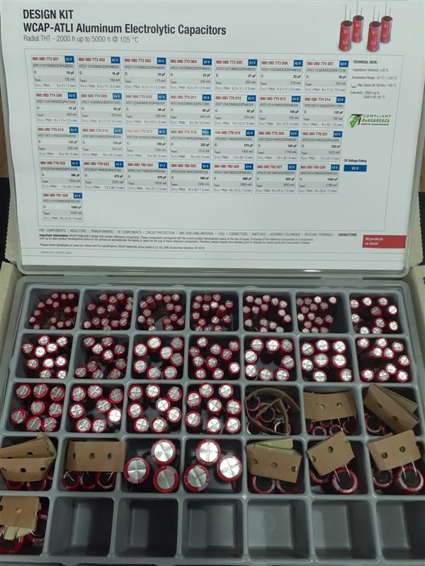 Würth Elektronik 860082 Design Kit WCAP-ATLI Aluminum Electrolytic Capacitors Turkiye