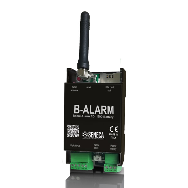 Seneca B-ALARM Basic Alarm Unit with 1DI, 1DO and SMS commands support Turkiye