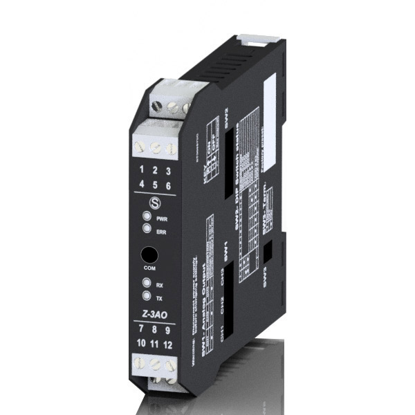 Seneca Z-3AO (Jack 3.5 RS232 front port) 3-CH analog output module / RS485 with front communication port Turkiye